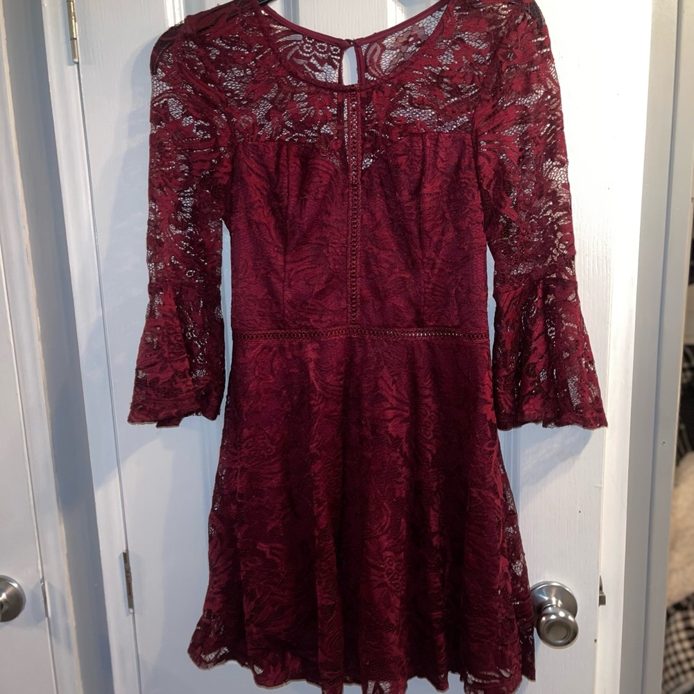 Matron long sleeve Lacey dress